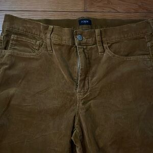 Sleek camel corduroy J.Crew pants